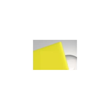 Professional Plastics Yellow#2037 Cast Acrylic Paper-Masked Sheet, 0.125 Thick, 48 X 96 SACRYW2037.125CP-48X96